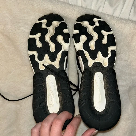 Nike Air Max 270 React Womens Shoes Sail/Multi-Color/Barely Rose - Picture 4 of 6